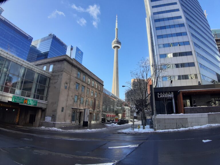 Vista da CN Tower em Toronto